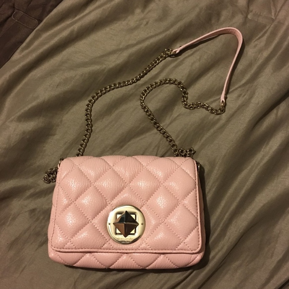 Kate Spade quilted crossbody bag.